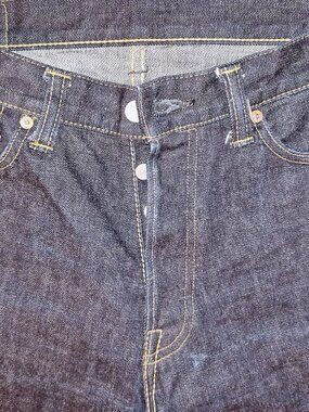 Momotaro 0906SP Going To Battle Selvedge Jeans Dark Indigo W32 Inseam 27.5